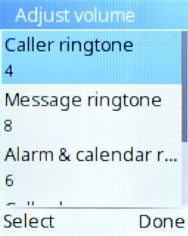 Select Caller ringtone.