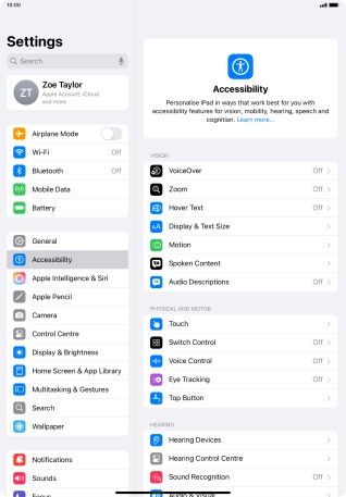 Press the required category below 