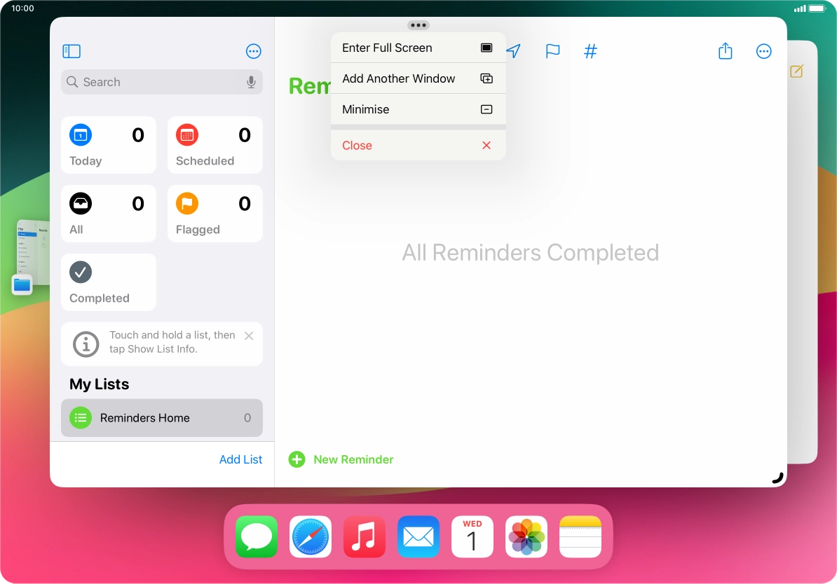 Press Add Another Window. Press Add Another Window.