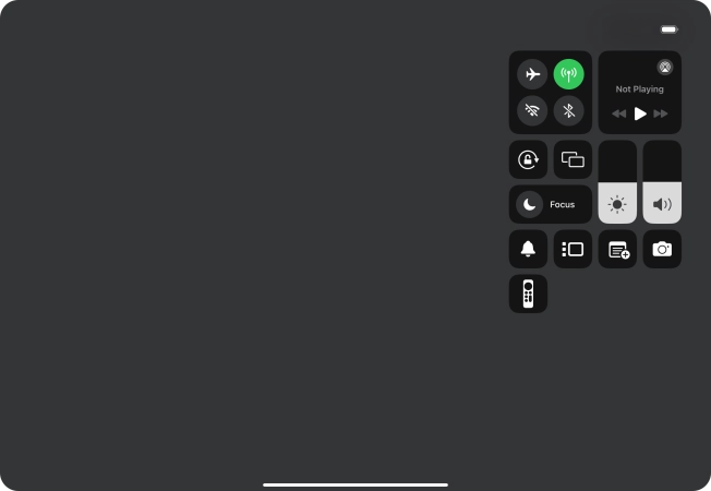 Press the Stage Manager icon to turn on the function.