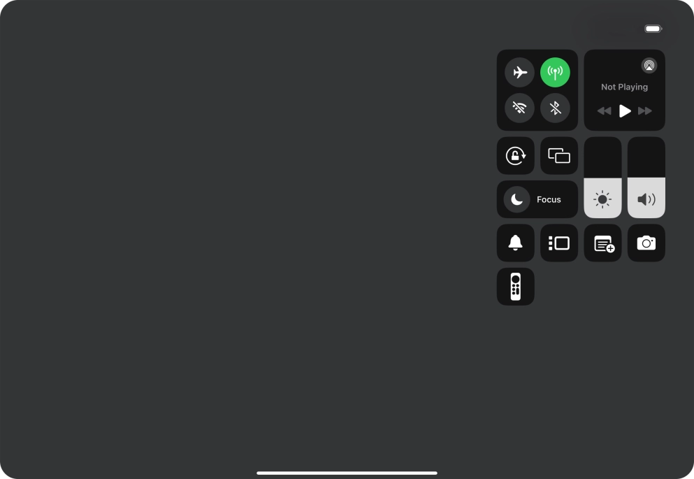 Press the Stage Manager icon to turn on the function.