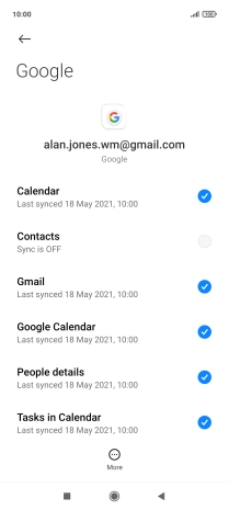 Press the field next to 