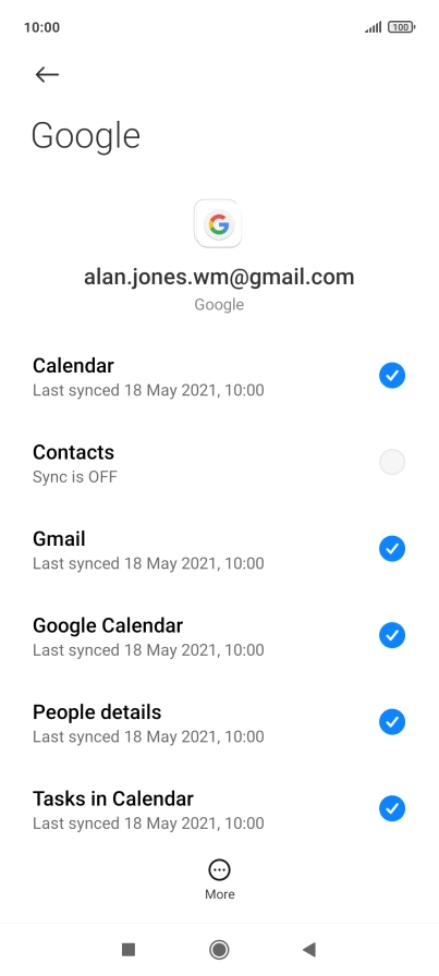 Press the field next to 