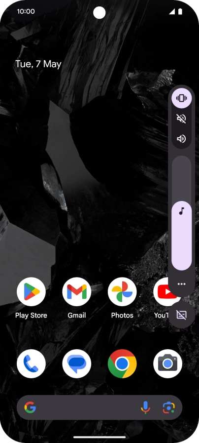 Press the sound icon to turn off the function.