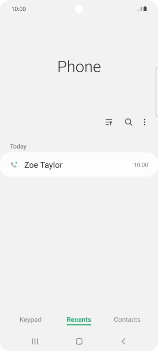 Press the required number. Press the required number.