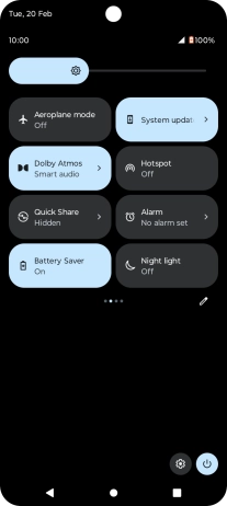 Press the Home key to return to the home screen.