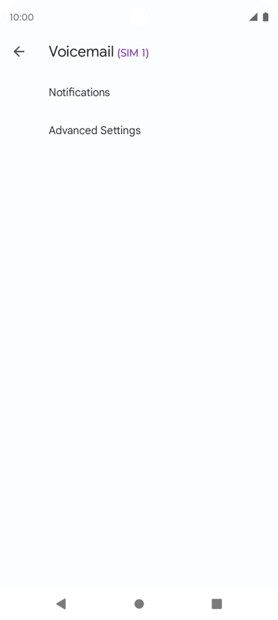 Press Advanced Settings. Press Advanced Settings.