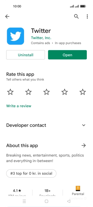 Press the Home key to return to the home screen.