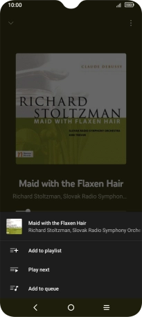 Press Add to playlist.