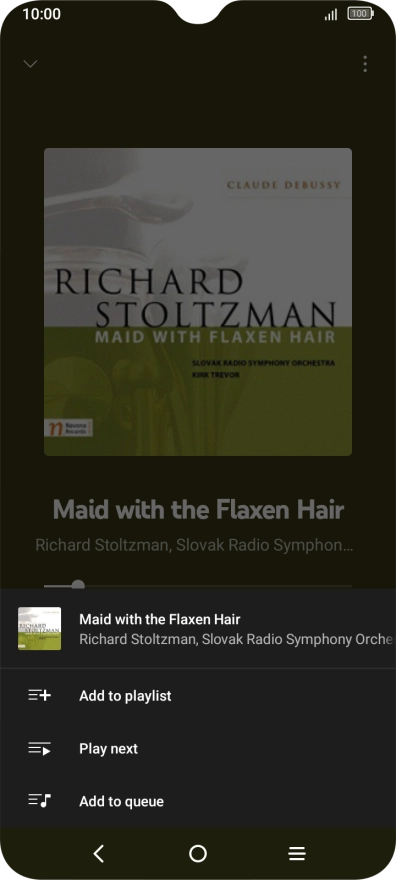 Press Add to playlist.