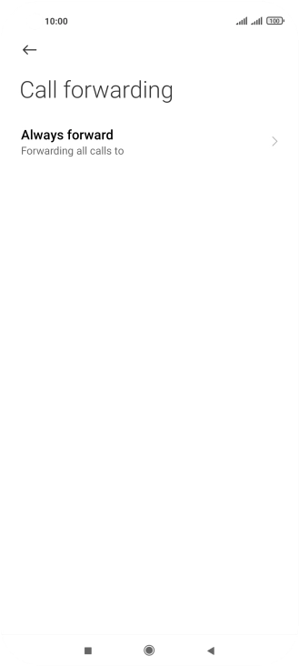 Press the required divert type.