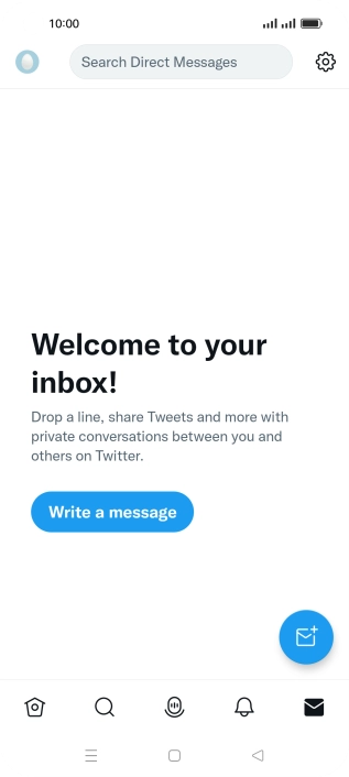 Press the new message icon.