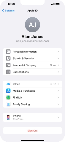 Slide your finger upwards starting from the bottom of the screen to return to the home screen.