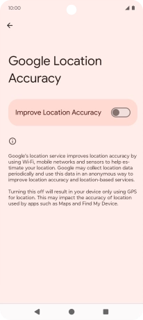 If you press the indicator next to 