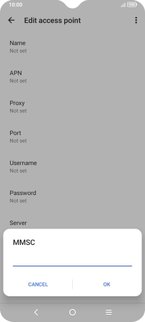 Key in http://mms.vodafone.co.uk/servlets/mms and press OK.