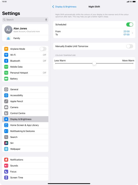 Press the indicator next to Press the indicator next to