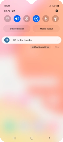 Press the drop down list.