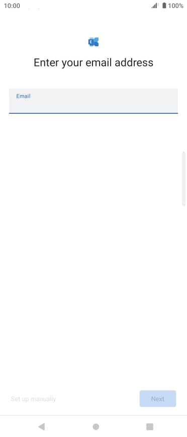 Press the field below 