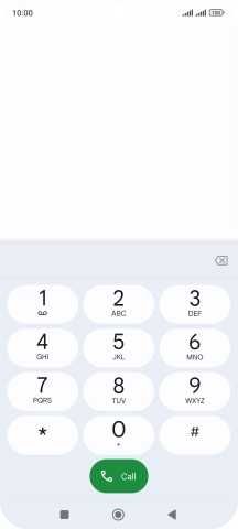 Press the Home key to return to the home screen.