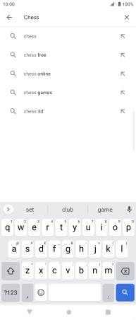 Key in the name or subject of the required app and press the search icon. Key in the name or subject of the required app and press the search icon.