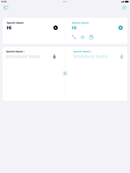 Press the screen size icon.