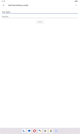 Press Number and key in the required phone number. Press Number and key in the required phone number.