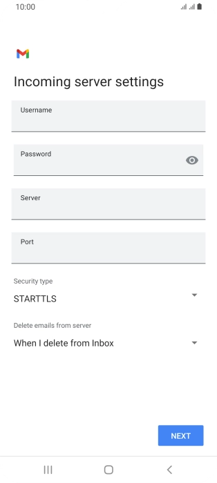 Press the field below Press the field below
