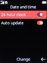 Select the required settings.