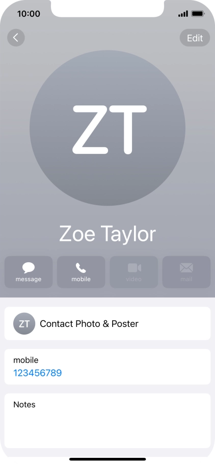 Slide your finger upwards starting from the bottom of the screen to return to the home screen.
