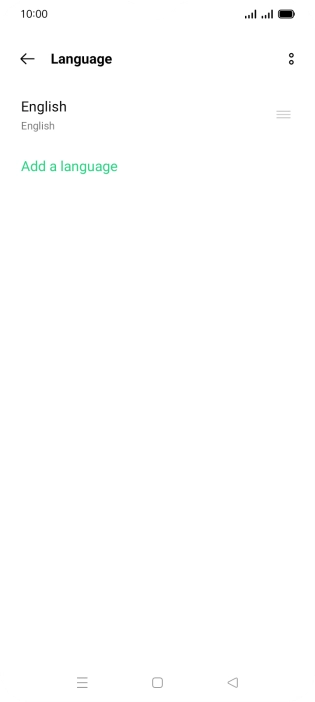 Press Add a language.