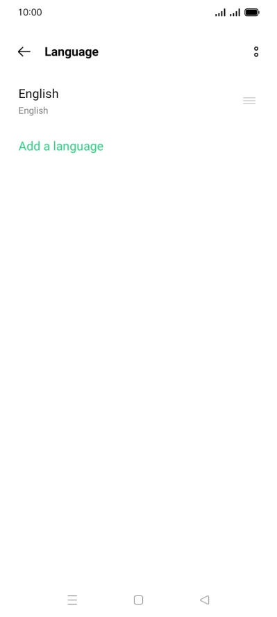 Press Add a language.