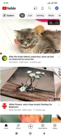 Press the upload icon.