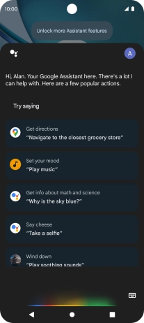 Press the profile icon. Press the profile icon.