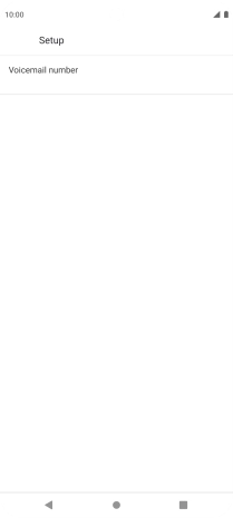 Press Voicemail number.