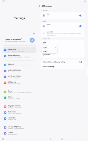 Press the required price plan.