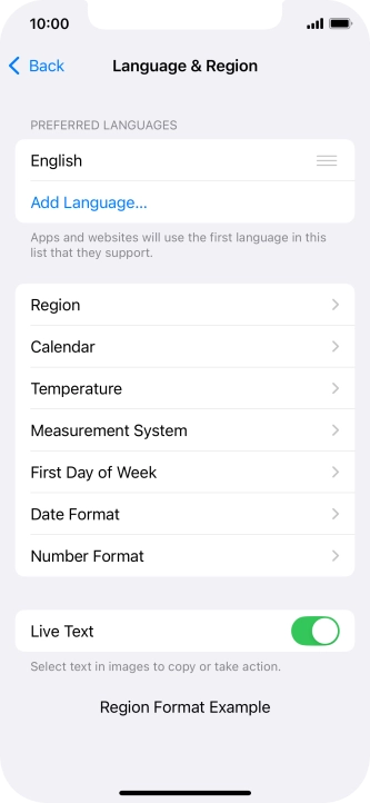 Press Add Language....