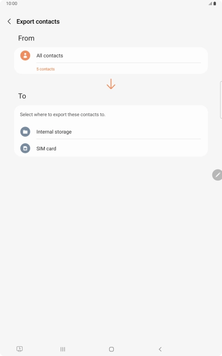 Press the name of the SIM.