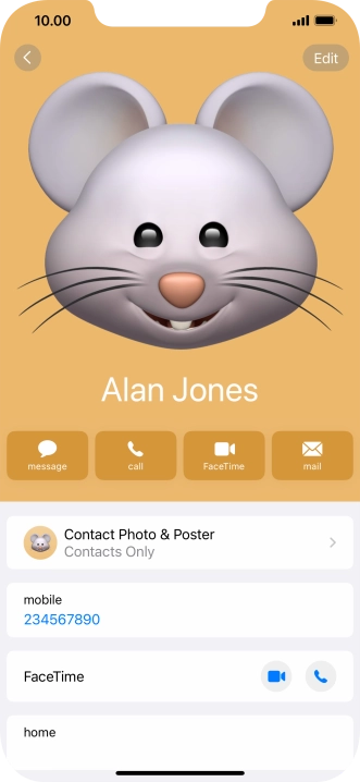Slide your finger upwards starting from the bottom of the screen to return to the home screen.