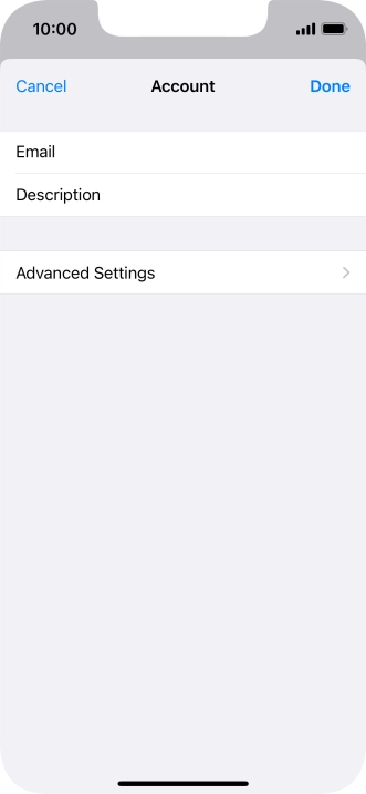 Press Advanced Settings.