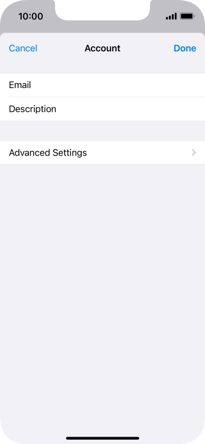 Press Advanced Settings.