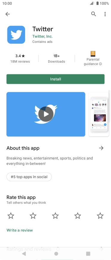 Press Install and follow the instructions on the screen to install the app. Press Install and follow the instructions on the screen to install the app.