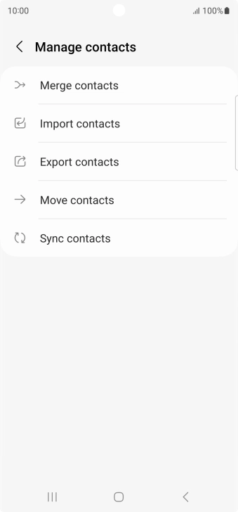 Press Merge contacts. Press Merge contacts.