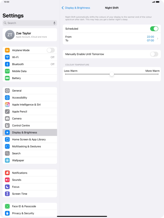 Press the indicator next to Press the indicator next to