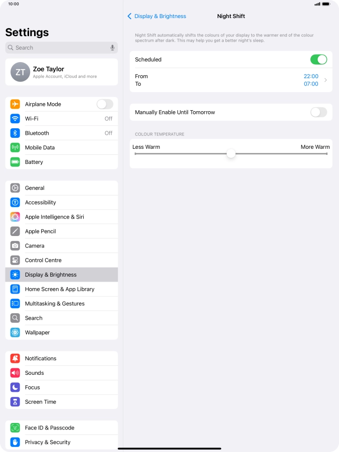 Press the indicator next to Press the indicator next to