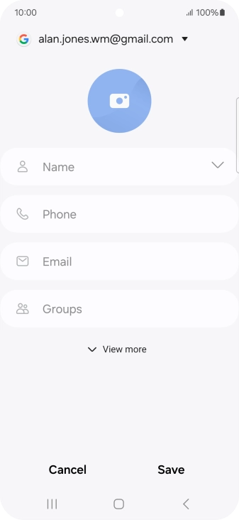 Press Name and key in the required name. Press Name and key in the required name.