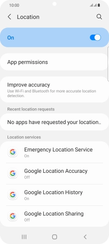 Press App permissions.