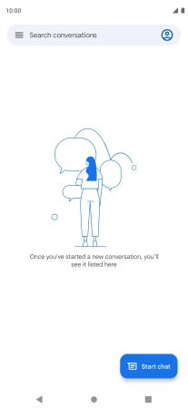 Press Start chat. Press Start chat.