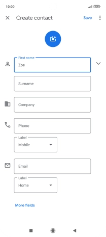 Press Surname and key in the required last name.