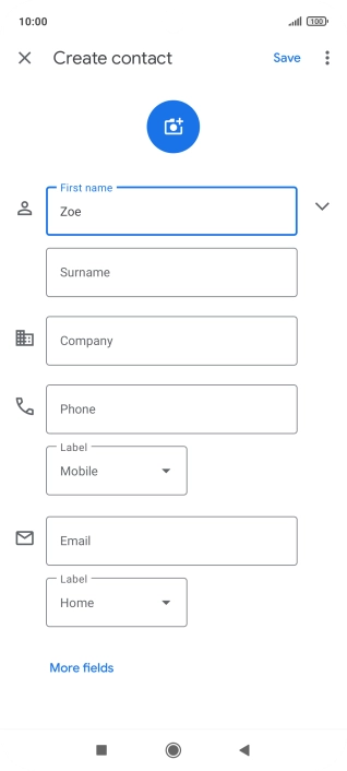 Press Surname and key in the required last name.
