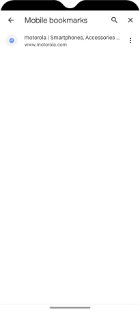 Press the required bookmark.